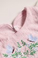 Body Bordado com Renda - Rosa Bebê - Randa Mundu