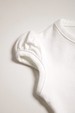Conjunto Camiseta e Saia - Off-White - Randa Mundu
