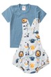 Conjunto Romper com Camiseta - Safari - Ame Kids