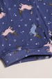 Conjunto Canelado Light Curto - Unicorn Azul Marinho - Ame Kids