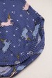 Conjunto Canelado Light Curto - Unicorn Azul Marinho - Ame Kids