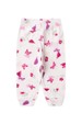 Conjunto Canelado Light Longo - Borboletas Off-White - Ame Kids