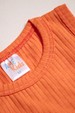 Conjunto de Ribana e Moletinho Ecosustentável Listrado - Laranja - Ame Kids