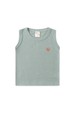 Conjunto de Ribana e Moletinho Ecosustentável Listrado - Verde Jade - Ame Kids