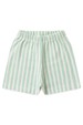 Conjunto de Ribana e Moletinho Ecosustentável Listrado - Verde Jade - Ame Kids