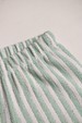 Conjunto de Ribana e Moletinho Ecosustentável Listrado - Verde Jade - Ame Kids