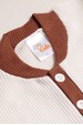 Conjunto de Blusa e Shorts Moscou Menino - Botões Avelã - Ame Kids