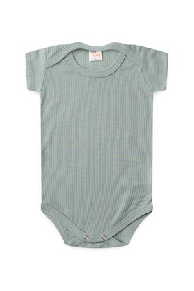 Conjunto Canelado Light Curto - Verde Jade - Ame Kids