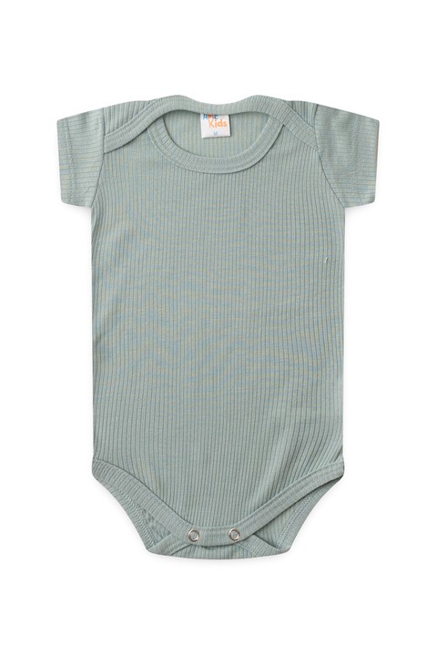 Conjunto Canelado Light Curto - Verde Jade - Ame Kids