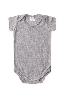 Conjunto Canelado Light Curto - Mescla - Ame Kids