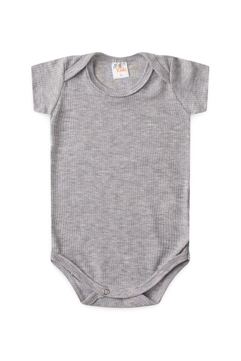 Conjunto Canelado Light Curto - Mescla - Ame Kids