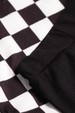Conjunto Body Canelado Curto Menino - Xadrez Preto - Ame Kids