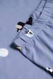 Conjunto Suede Longo Estampado - Azul - Ame Kids