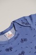 Conjunto Suede Longo Estampado - Azul Celeste - Ame Kids