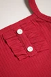 Conjunto Blusa com Botões e Shorts Canelado Menina - Melancia - Ame Kids