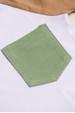 Conjunto de Blusa e Shorts Meia Malha Menino - Bolso Verde - Ame Kids