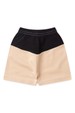 Conjunto de Blusa e Shorts Meia Malha Menino - Areia e Preto -  Ame Kids