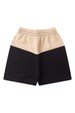 Conjunto de Blusa e Shorts Meia Malha Menino - Preto e Areia -  Ame Kids