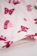 Conjunto Canelado Light Curto - Cherry Off-White - Ame Kids