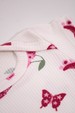 Conjunto Canelado Light Curto - Cherry Off-White - Ame Kids