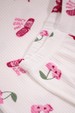 Conjunto Canelado Light Curto - Cherry Off-White - Ame Kids