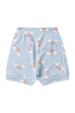 Conjunto Canelado Light Curto - Arco Iris Azul - Ame Kids