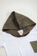 Conjunto de Blusa com Capuz e Shorts Meia Malha Menino - Verde - Ame Kids
