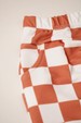 Conjunto Regata e Shorts Menino - Xadrez Avelã - Ame Kids