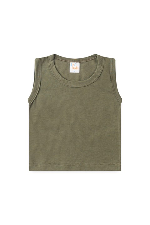 Conjunto Regata e Shorts Menino - Xadrez Verde - Ame Kids