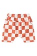 Conjunto Regata e Shorts Menino - Xadrez Avelã - Ame Kids