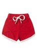 Conjunto Blusa Shorts Canelado Menina - Vermelho - Ame Kids