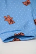 Conjunto Canelado Light Curto - Ursinho Azul - Ame Kids