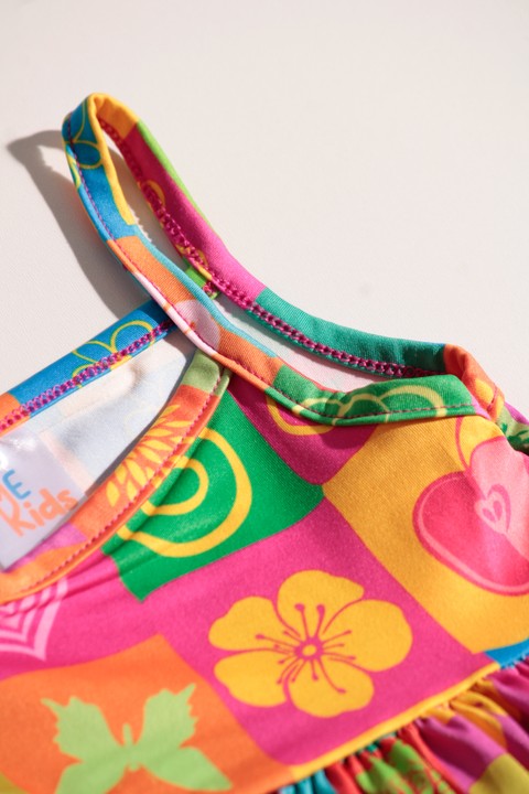 Vestido Alcinha Curto Menina - Nature - Ame Kids