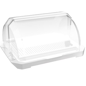 Porta Pão Premium com Tampa Branco Uz Utilidades