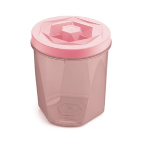 Porta Mantimentos Vision Translúcido 1,1 Litros Rosa