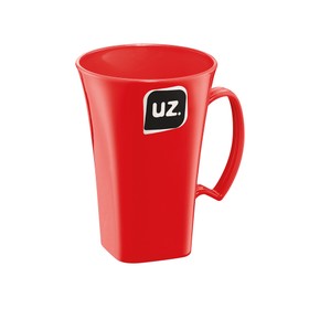 Caneca Cappuccino Plus 400ml Vermelho