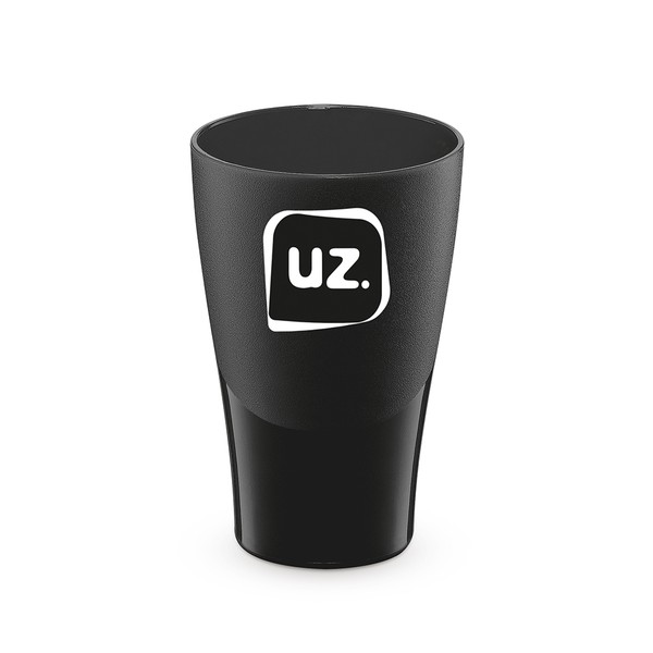 Copo Slim 300ml Preto Uz Utilidades