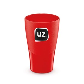 Copo Slim 300ml Vermelho Uz Utilidades