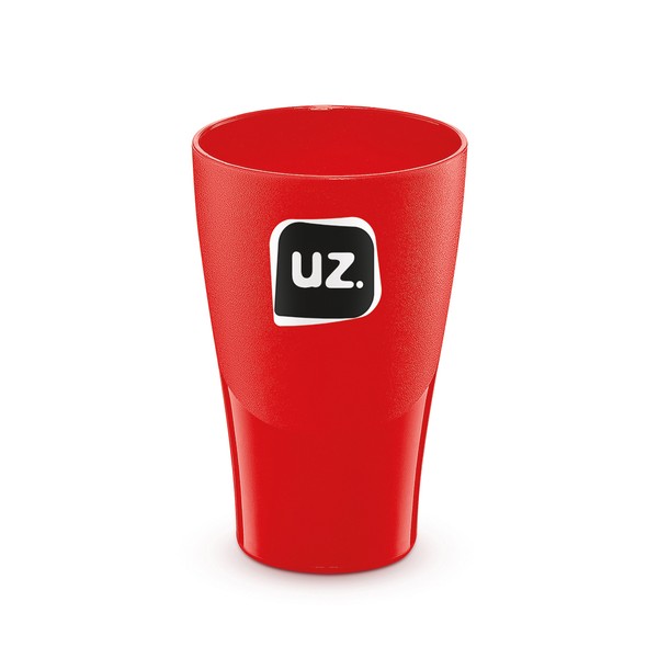 Copo Slim 300ml Vermelho Uz Utilidades