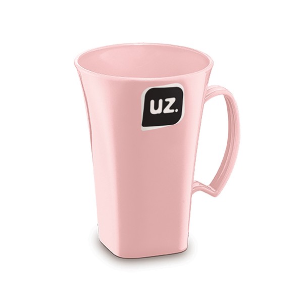 Caneca Cappuccino Plus 400ml Rosa