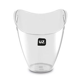 Balde de Gelo Plus 3,3litros Plus Transparente Uz Utilidades