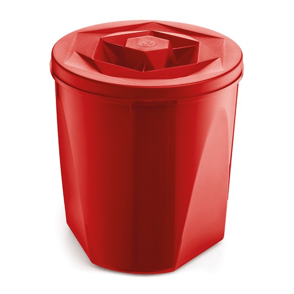 Porta Mantimentos Color 7,6 Litros Vermelho