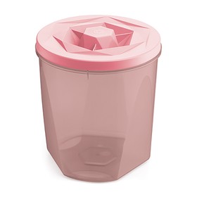 Porta Mantimentos Vision Translúcido 5,1 Litros Rosa