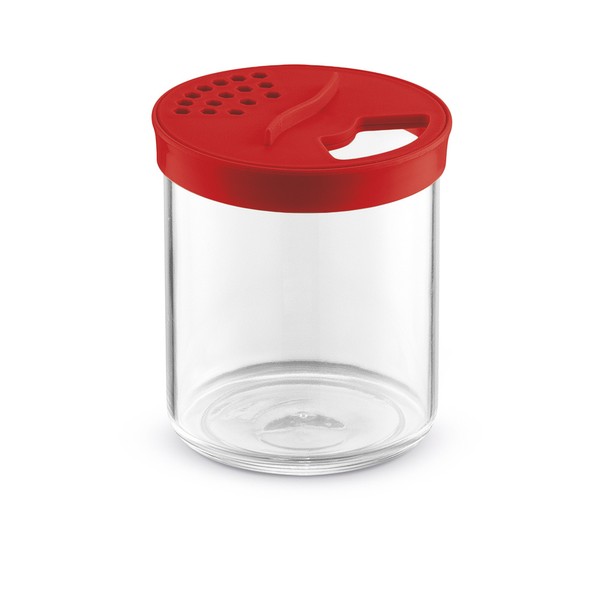 Farinheiro P com Tampa Vermelho