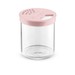 Farinheiro P com Tampa Rosa