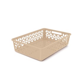 Cesto Organizador Raso 9 Litros Cappuccino