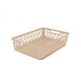 Cesto Organizador Raso 9 Litros Cappuccino