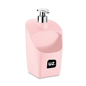 Dispenser com Válvula Metalizado Rosa Uz Utilidades