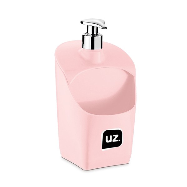 Dispenser com Válvula Metalizado Rosa Uz Utilidades
