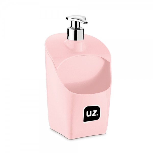 Dispenser com Valvula Metalizado Rosa